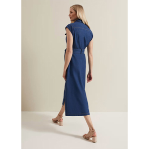 Phase Eight Luiza Denim Midi Dress